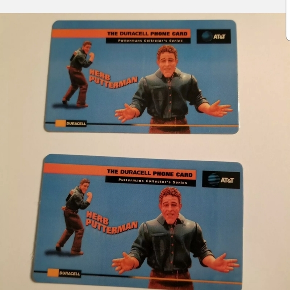 Collectable Phone Cards 4-Duracell Puttermans 1995 - Picture 2 of 4